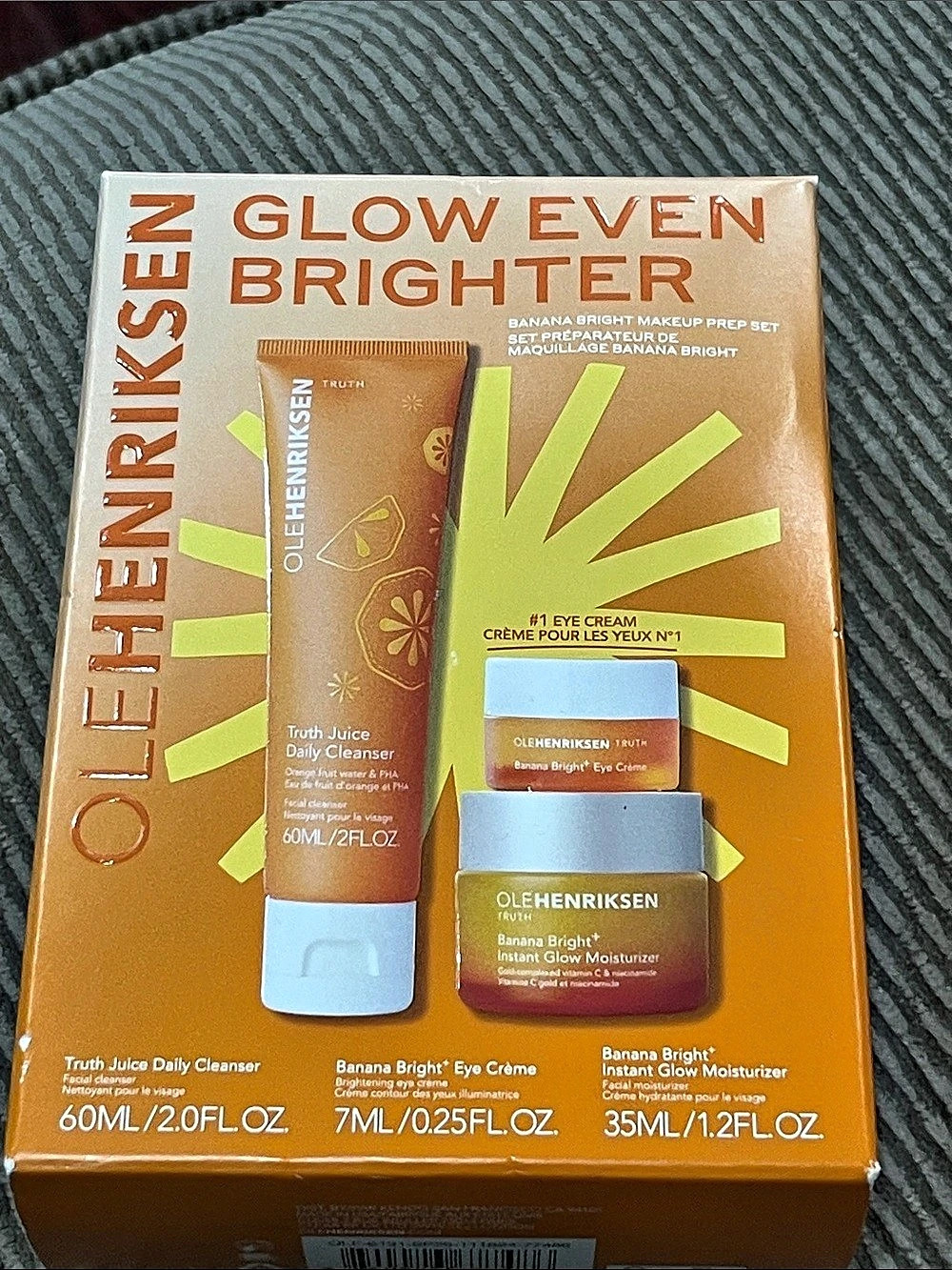 Ole Henriksen Glow Even Brighter Banana Bright Makeup Prep Set